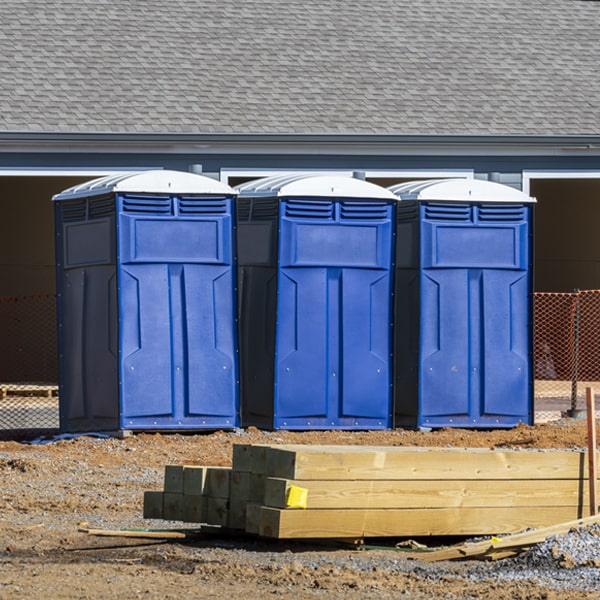 are there any restrictions on where i can place the portable restrooms during my rental period in Dover MO